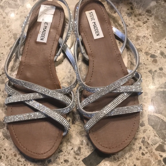diamond flat sandals
